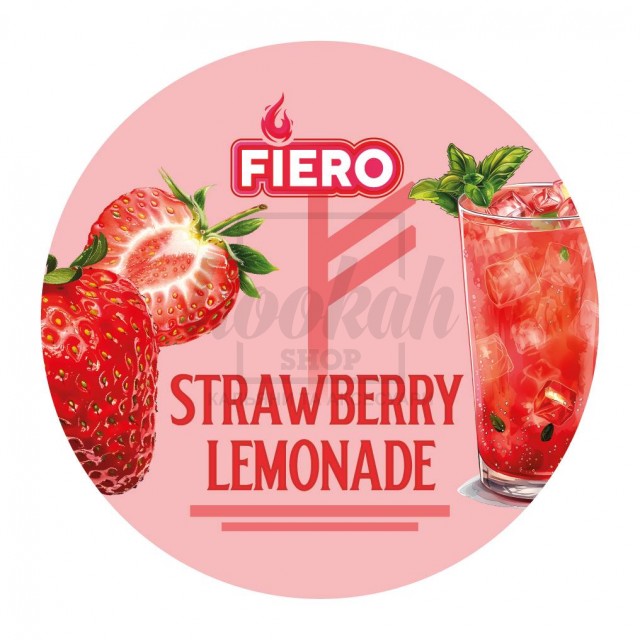 Тютюн Fiero Strawberry Lemonade (Полуничний Лимонад) 100 гр Тютюн Fiero Strawberry Lemonade (Полуничний Лимонад) 100 гр
