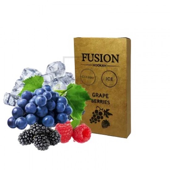 Тютюн Fusion Classic Ice Grape Berries (Льод Виноград Ягоди) 100 гр Тютюн Fusion Classic Ice Grape Berries (Льод Виноград Ягоди) 100 гр
