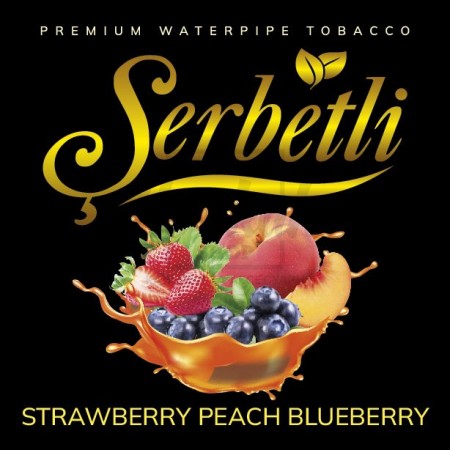 Тютюн Serbetli Strawberry Peach Blueberry (Полуниця Персик Чорниця) 100гр Тютюн Serbetli Strawberry Peach Blueberry (Полуниця Персик Чорниця) 100гр