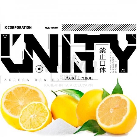 Тютюн Unity Acid Lemon (Кислий Лимон) 100 гр Тютюн Unity Acid Lemon (Кислий Лимон) 100 гр