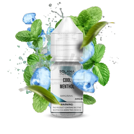 Жидкость SOLANA LIQUID Cool Menthol (Ментол) 30мл 5% Жидкость SOLANA LIQUID Cool Menthol (Ментол) 30мл 5%