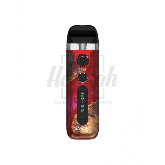 Багаторазова Pod-система Smok Novo 5 KIT Red Stabilizing Wood