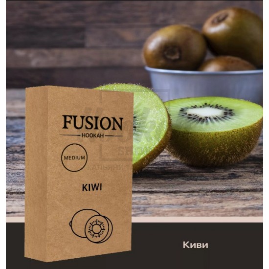Тютюн Fusion Medium Kiwi (Ківі) 100 гр Тютюн Fusion Medium Kiwi (Ківі) 100 гр