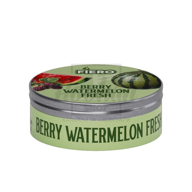 Тютюн Fiero Berry Watermelon Fresh (Кавун Ягоди Лід) 100 гр Тютюн Fiero Berry Watermelon Fresh (Кавун Ягоди Лід) 100 гр