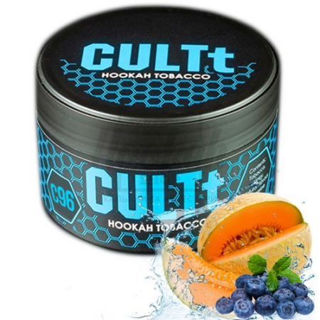 Тютюн CULT C96 Melon Blueberry Peppermint (Диня Чорниця Перцева М'ята) 100 г Тютюн CULT C96 Melon Blueberry Peppermint (Диня Чорниця Перцева М'ята) 100 г