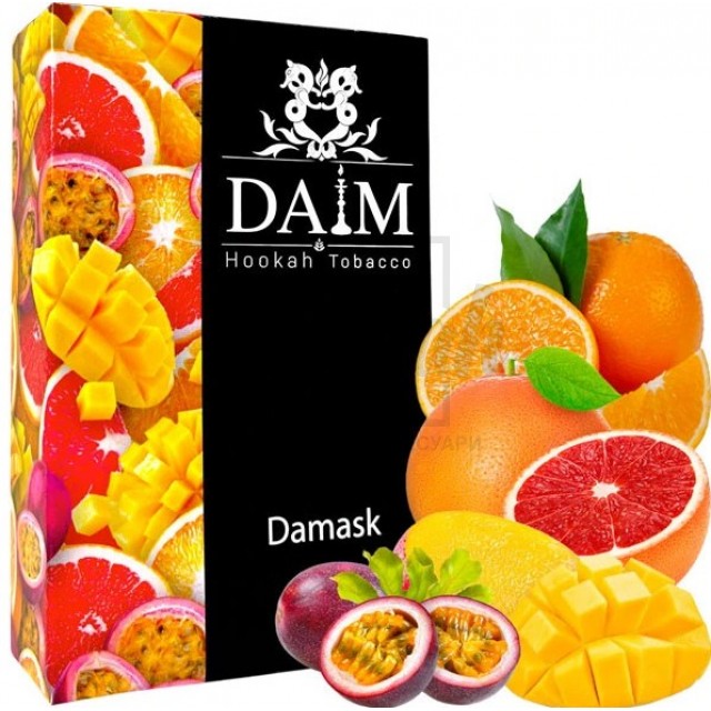 Тютюн Daim Damask (Апельсин Грейпфрут Манго Маракуя) 50гр Тютюн Daim Damask (Апельсин Грейпфрут Манго Маракуя) 50гр