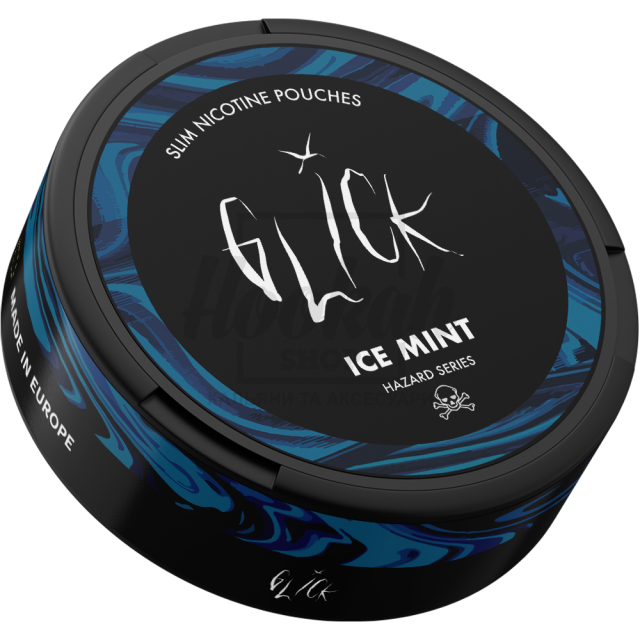 Снюс Glick Hazard Ice Mint (Крижана М'ята) 25 mg/pouch 50 mg/g