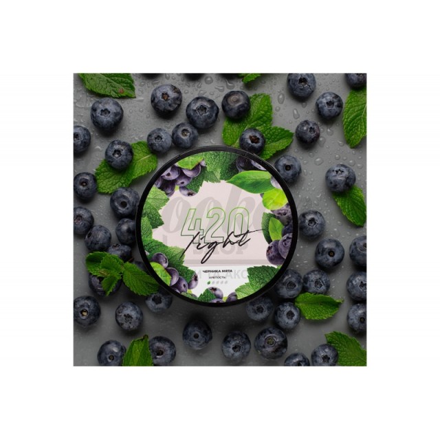 Заправка 420 Light Черника Мята (Blueberry Mint) 100 g. Заправка 420 Light Черника Мята (Blueberry Mint) 100 g.