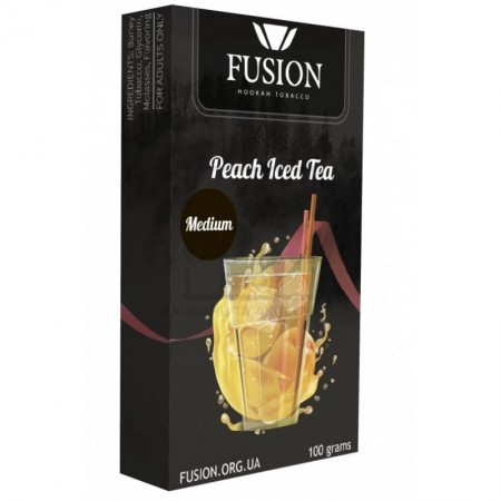 Тютюн Fusion Medium Peach Iced Tea (Персиковий Чай) 100 гр Тютюн Fusion Medium Peach Iced Tea (Персиковий Чай) 100 гр