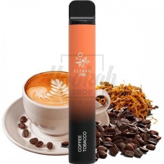 Електронна сигарета Elf Bar 2000 Coffee Tobacco (Кавовий тютюн) Електронна сигарета Elf Bar 2000 Coffee Tobacco (Кавовий тютюн)