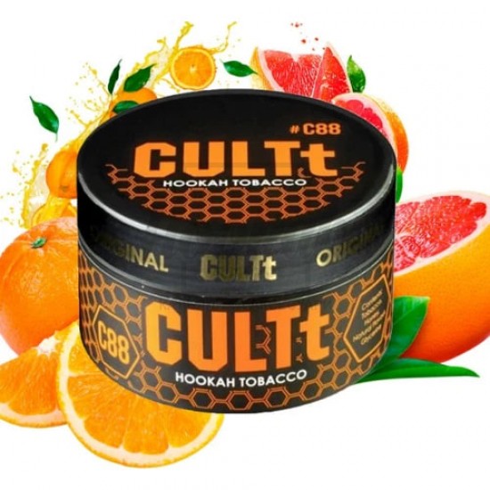 Тютюн CULT C88 Grapefruit Orange (Грейпфрут Апельсин) 100 г Тютюн CULT C88 Grapefruit Orange (Грейпфрут Апельсин) 100 г