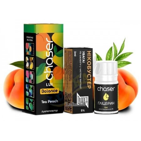Жидкость Набор Chaser Lux Peach Tea (Персиковый Чай) 30мл 5% Жидкость Набор Chaser Lux Peach Tea (Персиковый Чай) 30мл 5%