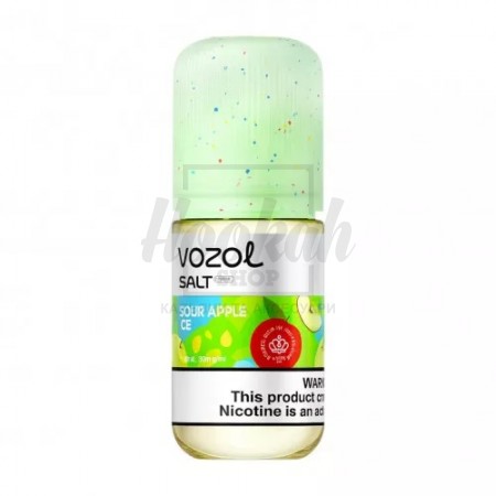 Жидкость Vozol Sour Apple Ice (Кислое Яблоко Лёд) 30мл 5%