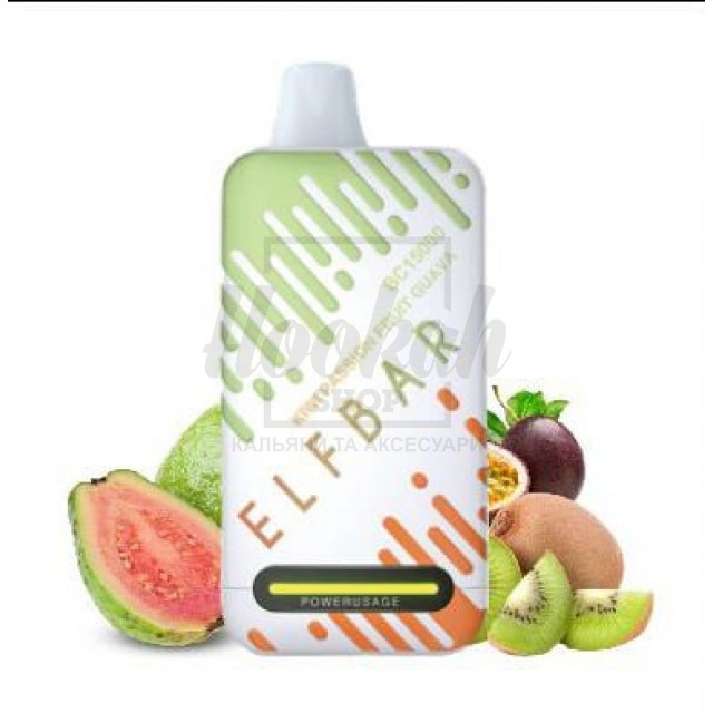 Электронная сигарета Elf Bar BC15000 Kiwi Passion Fruit Guava (Киви Маракуйя Гуава)