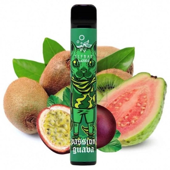 Електронна сигарета Elf Bar 2000 Kiwi Passionfruit Guava (Ківі Маракуя Гуава) Електронна сигарета Elf Bar 2000 Kiwi Passionfruit Guava (Ківі Маракуя Гуава)