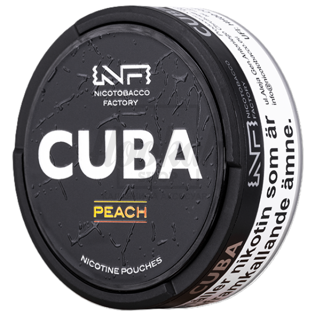 Снюс Cuba Black Peach 43 mg/pouch 66 mg/g (Персик)