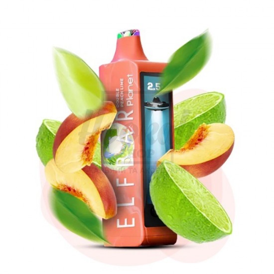 Електронна сигарета Elf Bar Planet 25000 Double Peach Lime (Подвійний Персик Лайм) Електронна сигарета Elf Bar Planet 25000 Double Peach Lime (Подвійний Персик Лайм)