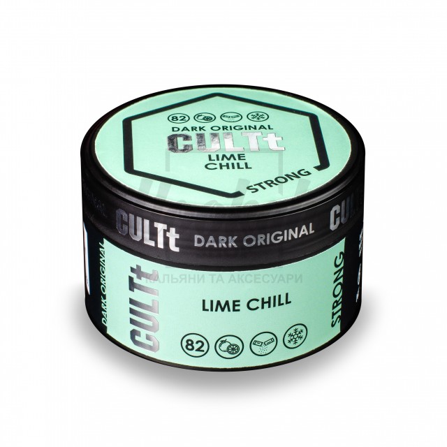 Тютюн CULT Strong DS82 Lime Chill (Прохолодний Лайм) 100 гр Тютюн CULT Strong DS82 Lime Chill (Прохолодний Лайм) 100 гр