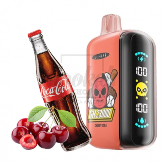 Електронна сигарета Elf Bar GH23000 Cherry Cola (вишня кола) Електронна сигарета Elf Bar GH23000 Cherry Cola (вишня кола)