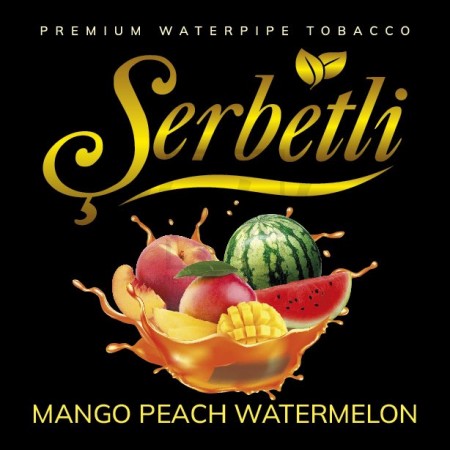 Тютюн Serbetli Mango Peach Watermelon (Манго Персик Кавун) 100 гр Тютюн Serbetli Mango Peach Watermelon (Манго Персик Кавун) 100 гр