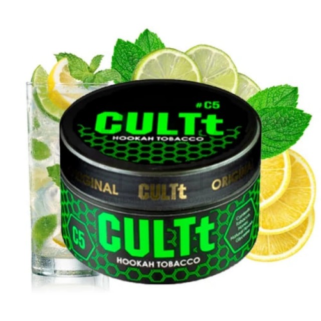 Тютюн CULT C05 Mojito (Мохіто) 100 г Тютюн CULT C05 Mojito (Мохіто) 100 г