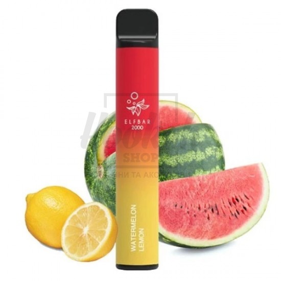 Електронна сигарета Elf Bar 2000 Watermelon Lemon (Кавун Лимон) Електронна сигарета Elf Bar 2000 Watermelon Lemon (Кавун Лимон)