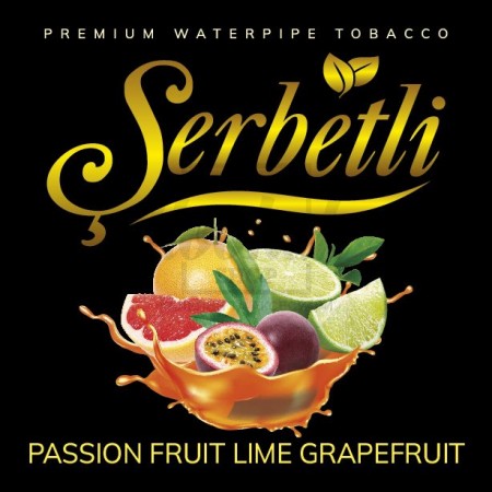 Тютюн Serbetli Passion Fruit Lime Grapefruit (Маракуйя Лайм Грейпфрут) 100 гр Тютюн Serbetli Passion Fruit Lime Grapefruit (Маракуйя Лайм Грейпфрут) 100 гр