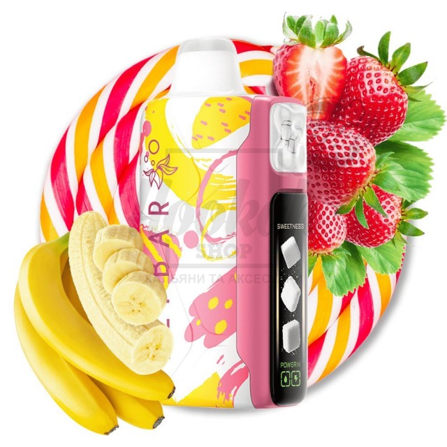 Електронна сигарета Elf Bar Sweet King 30000 Strawberry Banana (Полуниця Банан)