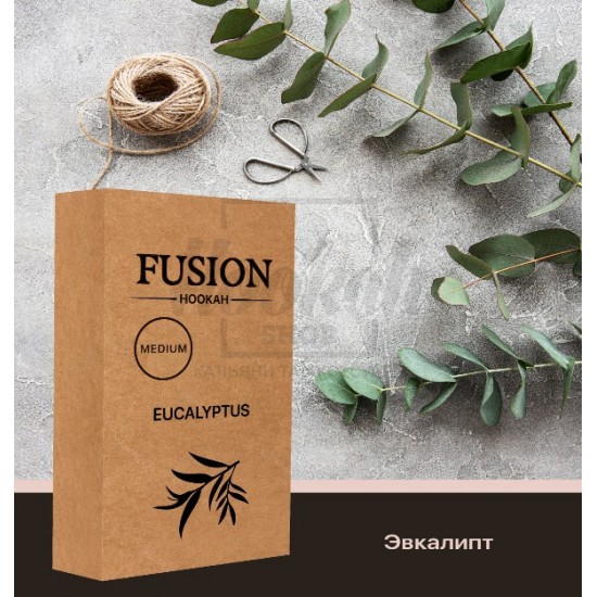 Тютюн Fusion Medium Eucalyptus (Евкаліпт) 100 гр Тютюн Fusion Medium Eucalyptus (Евкаліпт) 100 гр