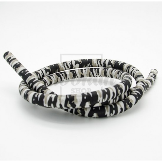 Силиконовый шланг камуфляж серый