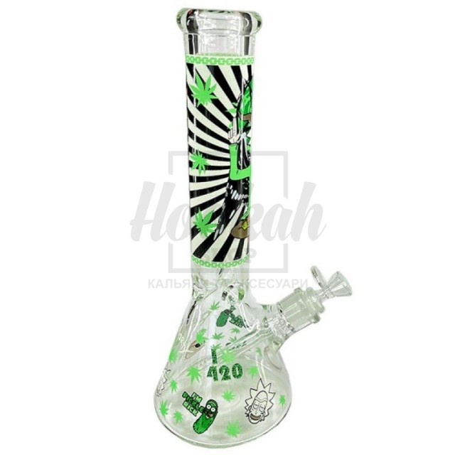 Бонг Glowing In The Dark Rick and Morty Pickle Rick 25 см Бонг Glowing In The Dark Rick and Morty Pickle Rick 25 см