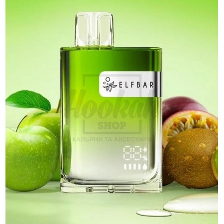 Электронная сигарета Elf Bar CR8000 Green Apple Passion Fruit Kiwi (Зелёное Яблоко Маракуйя Киви) Электронная сигарета Elf Bar CR8000 Green Apple Passion Fruit Kiwi (Зелёное Яблоко Маракуйя Киви)