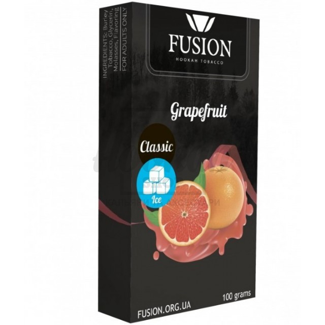 Тютюн Fusion Classic Ice Grapefruit (Льод Грейпфрут) 100 гр Тютюн Fusion Classic Ice Grapefruit (Льод Грейпфрут) 100 гр