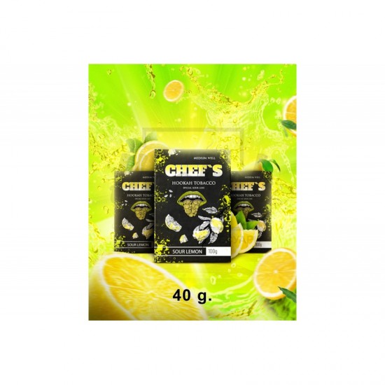  Заправка Chef's Sour Lemon (Кислый Лимон) 40 g.