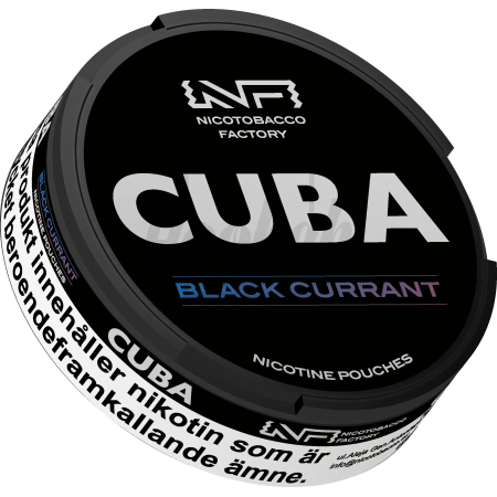 Снюс Cuba Black Blackcurrant 43 mg/pouch 66 mg/g (Чорна Смородина)