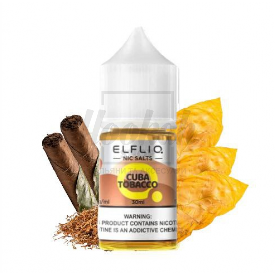 Рідина Elf Liq Cuba Tobacco (Кубинський Тютюн) 30мол 5%
