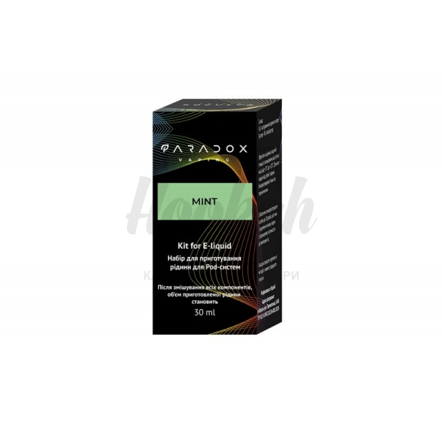 Набір Paradox Vaping Mint (М'ята) 30ml/50mg Salt Nic Набір Paradox Vaping Mint (М'ята) 30ml/50mg Salt Nic