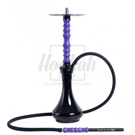 Кальян Gramm ECO Mini Black'n'Purple чорно-фіолетовий Кальян Gramm ECO Mini Black'n'Purple чорно-фіолетовий