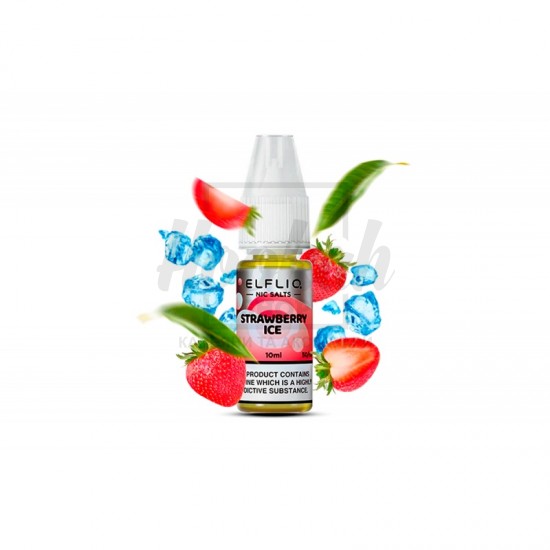  Жидкость Elf Liq Strawberry Ice (Клубника, Лёд) 10ml/50mg Salt Nic