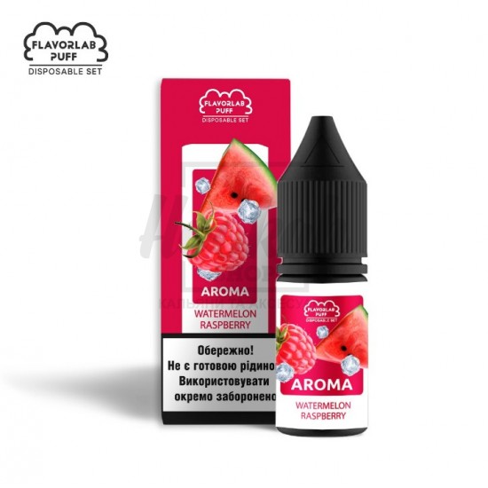 Рідина Набір Flavorlab Puff Watermelon Raspberry (Кавун Малина) 10мл 5% Рідина Набір Flavorlab Puff Watermelon Raspberry (Кавун Малина) 10мл 5%