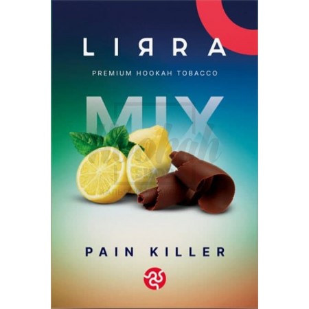 Тютюн Lirra Pain Killer (Лимон Шоколад М'ята) 50 гр Тютюн Lirra Pain Killer (Лимон Шоколад М'ята) 50 гр
