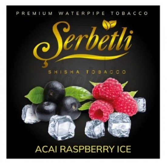 Тютюн Serbetli Ice Acai Raspberry (Асаї Малина Лід) 100гр Тютюн Serbetli Ice Acai Raspberry (Асаї Малина Лід) 100гр