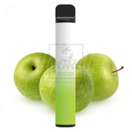 Електронна сигарета Elf Bar 2000 Sour Apple (Кисле Яблуко) Електронна сигарета Elf Bar 2000 Sour Apple (Кисле Яблуко)