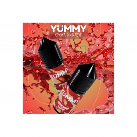 Рідина Yummy Крижаний Кавун (Ice Watermelon) 30ml/50mg Salt Nic Рідина Yummy Крижаний Кавун (Ice Watermelon) 30ml/50mg Salt Nic