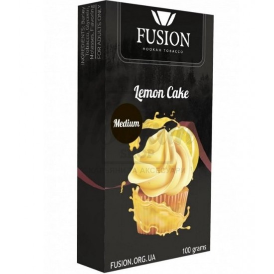 Тютюн Fusion Medium Lemon cake (Лимонний Пиріг) 100 гр