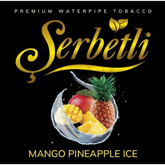 Тютюн Serbetli Ice Mango Pineapple (Манго Ананас Лід) 100 гр Тютюн Serbetli Ice Mango Pineapple (Манго Ананас Лід) 100 гр