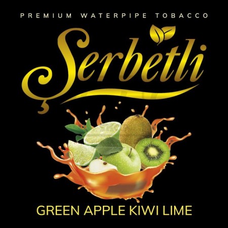 Тютюн Serbetli Green Apple Kiwi Lime (Зелене Яблуко Ківі Лайм) 500 гр Тютюн Serbetli Green Apple Kiwi Lime (Зелене Яблуко Ківі Лайм) 500 гр