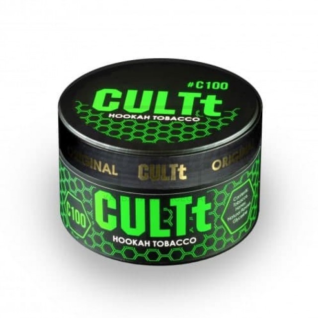 Тютюн CULT C100 Green Apple Ice (Яблуко Лід) 100 г Тютюн CULT C100 Green Apple Ice (Яблуко Лід) 100 г