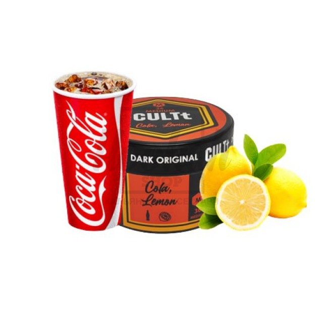 Тютюн CULT Medium M36 Cola Lemon (Кола Лимон) 100гр Тютюн CULT Medium M36 Cola Lemon (Кола Лимон) 100гр
