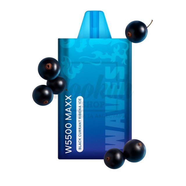 Електронна сигарета Waves W5500 Maxx Blackcurrant Ribena Ice (Чорна Смородина Горобина Лід) Електронна сигарета Waves W5500 Maxx Blackcurrant Ribena Ice (Чорна Смородина Горобина Лід)